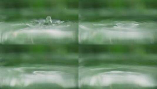 水滴落入水中高清在线视频素材下载