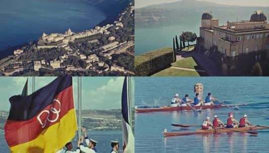 划艇 划艇历史 1960年奥运会高清在线视频素材下载