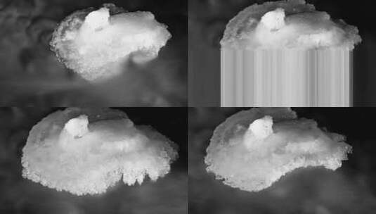 水、冰、单色、雪高清在线视频素材下载