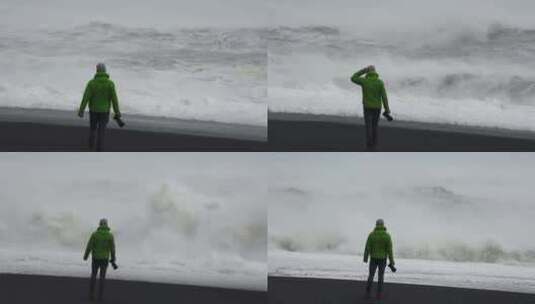 Reynisdrangar Beach，高清在线视频素材下载