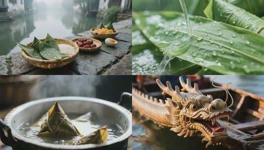 端午安康传统文化 中华传统节日习俗高清在线视频素材下载