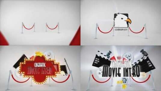 电影电影Logo Reveal bundle清新动感AE模板高清AE视频素材下载