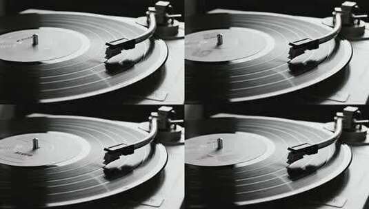 黑胶唱片机复古怀旧音乐视频高清在线视频素材下载