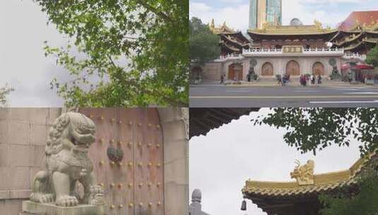 静安寺商圈高清在线视频素材下载