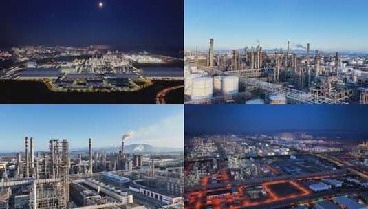 4k 15分钟 大型炼油厂厂区宣传片高清在线视频素材下载