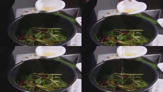 高压锅焖菜 (8)高清在线视频素材下载