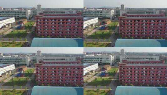 校园建筑空镜头航拍高清在线视频素材下载