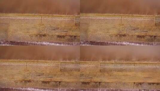 木板板材三合板密度板横截面高清在线视频素材下载