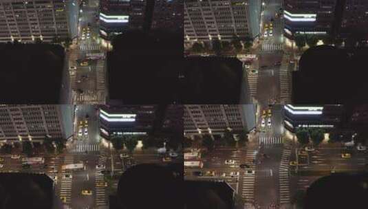 台北市道路夜景高清在线视频素材下载