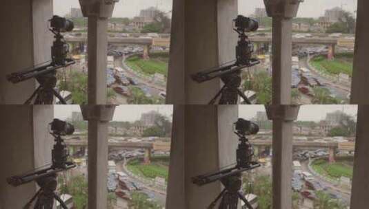 摄像机拍摄尼日利亚街景高清在线视频素材下载