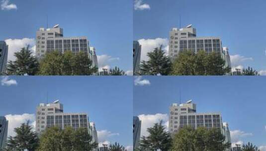 上海市气象局外景4K实拍高清在线视频素材下载