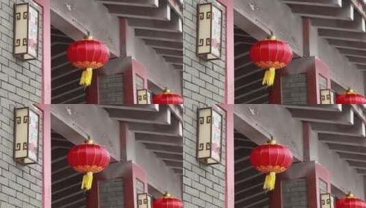 庆祝春节的灯笼高清在线视频素材下载