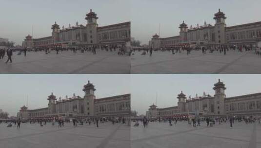 北京站4K实拍高清在线视频素材下载