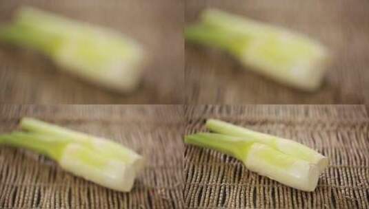 蔬菜根茎茭白高清在线视频素材下载