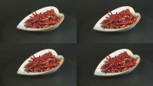 干辣椒食材调味品高清在线视频素材下载
