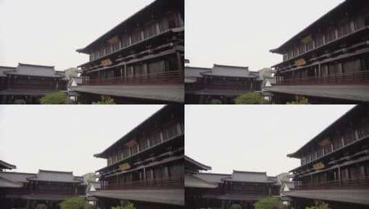 杭州拱墅区香积寺建筑视频高清在线视频素材下载