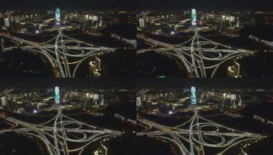 航拍河南郑州城市宣传片地标建筑高清在线视频素材下载