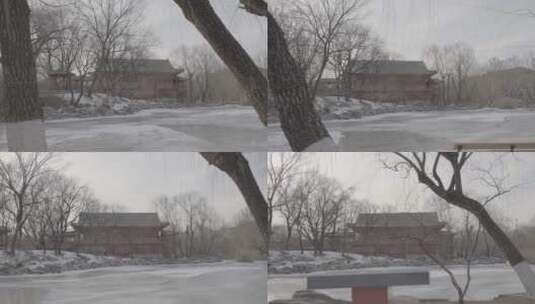 北京大学-冬季高清在线视频素材下载