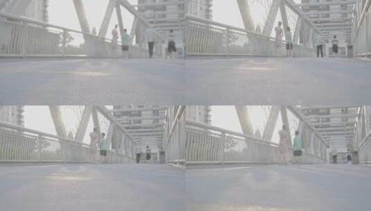 【4k】天桥光晕高清在线视频素材下载