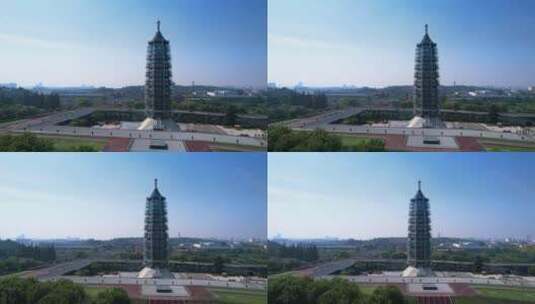南京市大报恩寺遗址公园高清在线视频素材下载