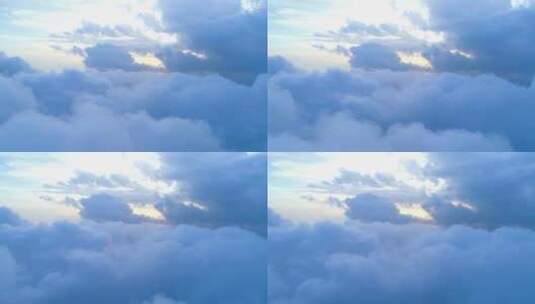 4K天空云海云朵太阳转场空镜蓝天高清在线视频素材下载