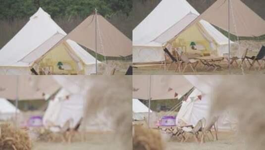 帐篷 露营基地 户外高清在线视频素材下载