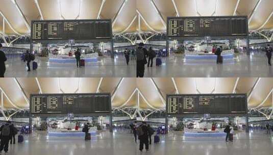 上海虹桥国际机场高清在线视频素材下载