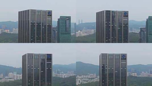 深圳建行大厦中景右环绕高清在线视频素材下载