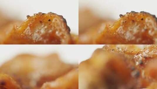 火焰烧烤烤肉美食广告高清在线视频素材下载