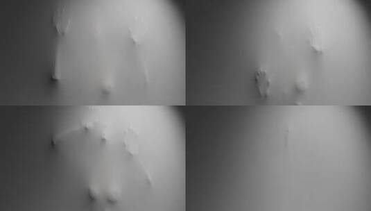 女人的身体从墙上出现高清在线视频素材下载