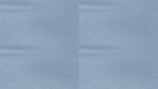 冬天的莫尔格勒河雪景高清在线视频素材下载