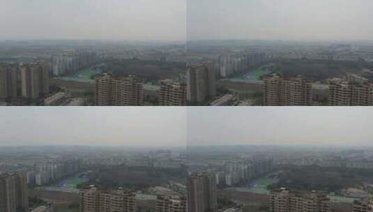 成都城市航拍四川高楼建筑群高清在线视频素材下载