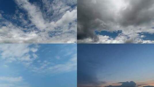 【合集】天上好看的云高清在线视频素材下载