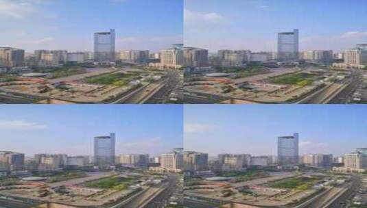 广西南宁地王大厦城市风光建筑延时高清在线视频素材下载