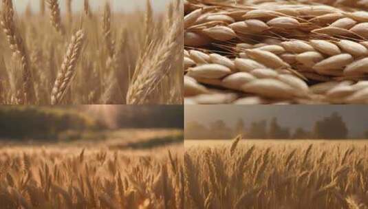 小麦种植高清在线视频素材下载