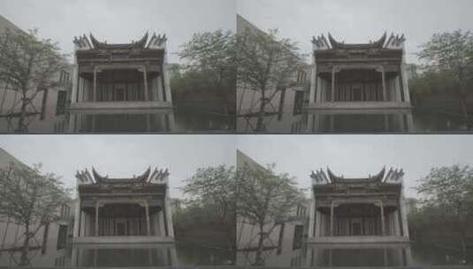 中式庭院高清在线视频素材下载