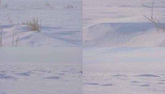 4K雪地雪景高清在线视频素材下载