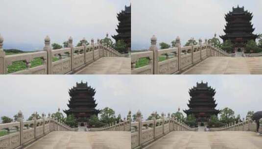 苏州重元寺建筑风光高清在线视频素材下载
