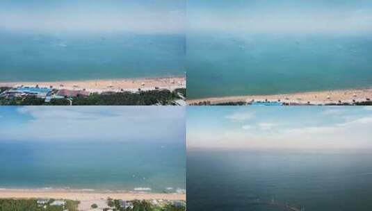 蓝色海洋大海风景航拍高清在线视频素材下载