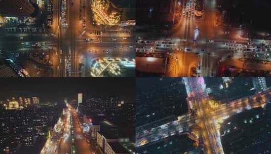 城市夜景街路高清在线视频素材下载