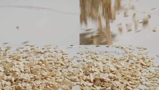 燕麦，秋季，小麦，成分高清在线视频素材下载