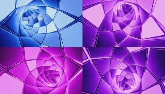 充满活力，隧道，3d，动画高清在线视频素材下载