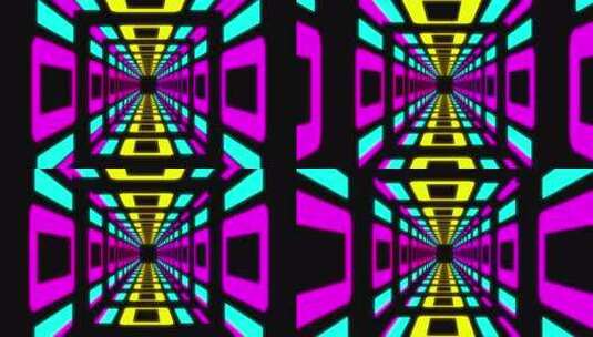 隧道，数字隧道动画。高清在线视频素材下载