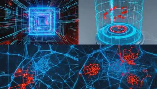 量子计算 大国尖端科技前沿 量子信息技术高清在线视频素材下载