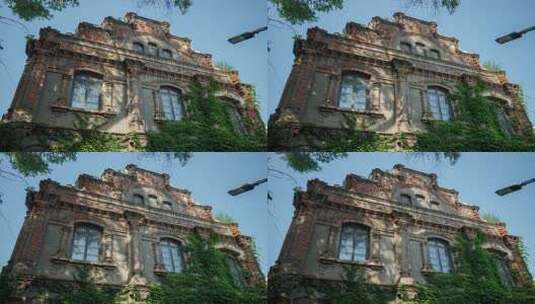 奉天咨议局旧址光影流动高清在线视频素材下载