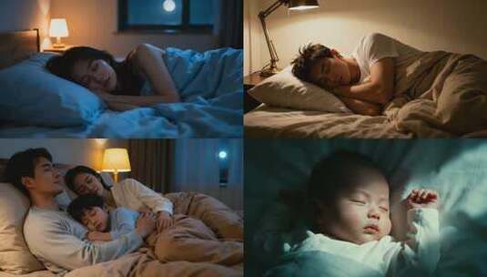 好睡眠 睡觉高清在线视频素材下载