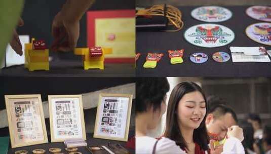 4K文创作品展览高清在线视频素材下载