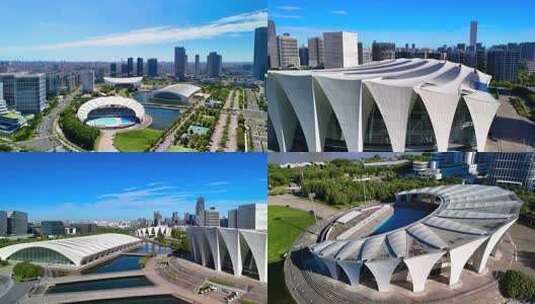 上海东方体育中心高清在线视频素材下载