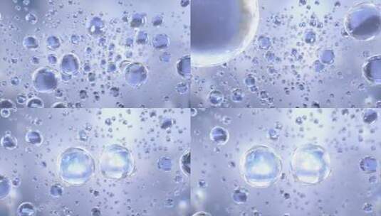 护肤精华分子分解演示4k高清在线视频素材下载