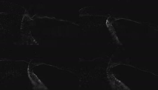 黑色背景粒子特效素材高清在线视频素材下载